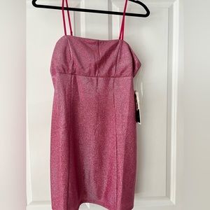 Sparkly pink love, nickie lew dress size medium